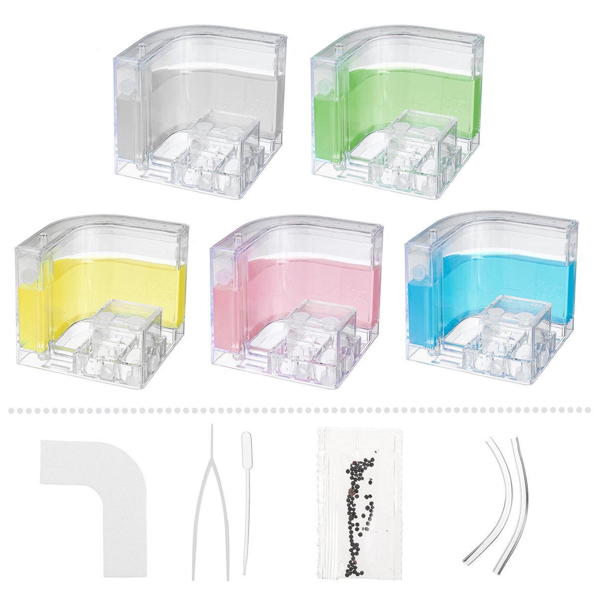 Luminous Live Ant Nest Farm House Insect Feeding Educational Terrarium Formicarium Acrylic Living Bo