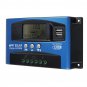 30/40/50/60/100A MPPT Solar Controller LCD Solar Charge Controller Accuracy Dual USB Solar Panel Bat