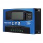 30/40/50/60/100A MPPT Solar Controller LCD Solar Charge Controller Accuracy Dual USB Solar Panel Bat