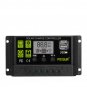10/20/30A 12V/24V Solar Controller Auto-Adaptive LCD Display PWM Solar Charge Controller Solar Panel