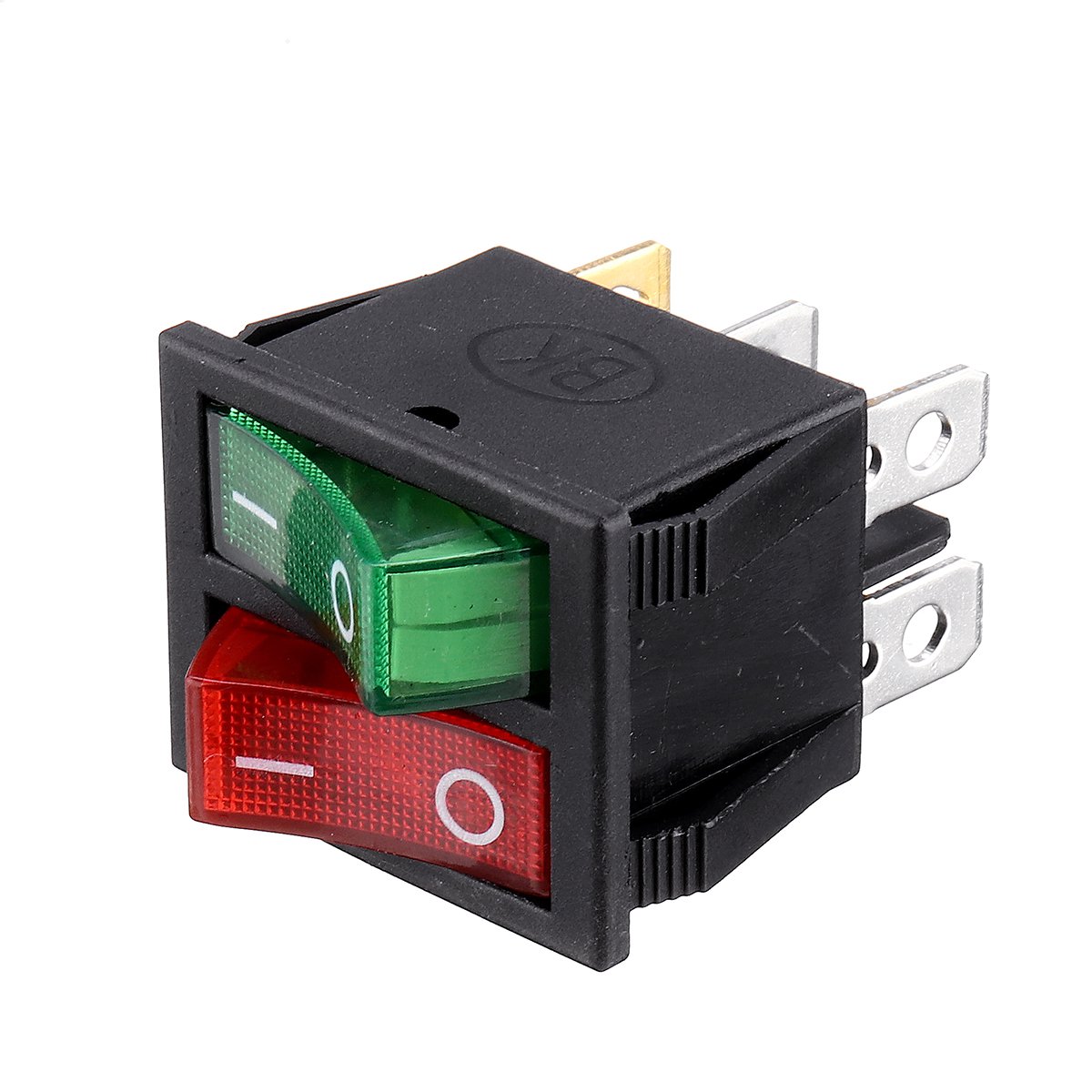 Rocker Switch Red Green Kcd3 Dual 6-pin With Light for Electrical Products Car Motorcycle TV Treadmi