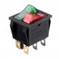 Rocker Switch Red Green Kcd3 Dual 6-pin With Light for Electrical Products Car Motorcycle TV Treadmi