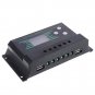 PWM 10/20/30A 12V/24V Auto Solar Charge Controller LCD Dispaly Battery Charge Solar Controller Dual 