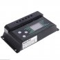 PWM 10/20/30A 12V/24V Auto Solar Charge Controller LCD Dispaly Battery Charge Solar Controller Dual 