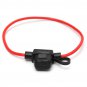 3pcs 200mm 14 Gauge ATC Fuse Holder In Line AWG Wire + 6PCS 11mm Car Blade Fuses