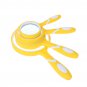 Handheld Magnifying Glass Rubber Anti-fall 10 Times Magnification Magnifiers