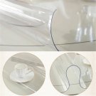 1.5mm 90/1100/110/120cm Dia. Transparent Tablecloth Waterproof Soft Glass Mat PVC Clear Table Protec