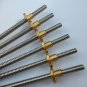 3D Printer T10 2/4/8/10/12mm 300mm Lead Screw 8mm Thread With Copper Nut For Stepper Motor