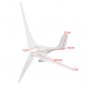 48V 800W Wind Turbine 3/5 Blades White Wind Generator With Charge Controller