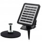 1.5W 180L/H LED Solar Fountains Pump Pond Pool Fish Tank Bird Bath Water Pump built in Battery Float