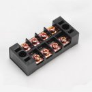 TB2504/2505/2506/2508/2510/2512 4-12P Terminal Block 600V 25A Dual Rows Barrier Block Screw Terminal