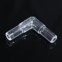 10PCS Water Aquarium Fish Tank Oxygen Air Pump Crystal Square Elbow Pass Pipe Connecting Turn Joint