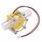 Yellow Translucent 12V/10W DC Water Flow Pump Generator Turbine Generator Water Flow Hydraulic DIY