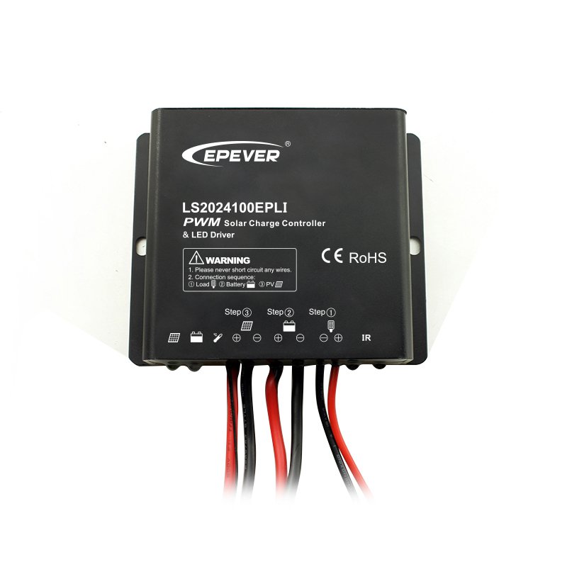 EPEVER 10A 24V Solar Charge Controller Street Light Lamp Lithium Battery Step Up Booster Solar Contr