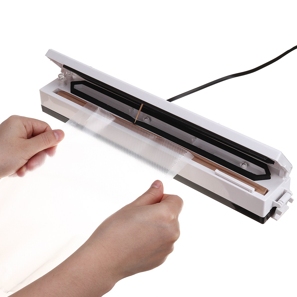 Automatic Vacuum Packing Machine Sealing Machine Meat Storage System w/ 10 Bags