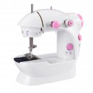 Mini Sewing Machine 2 Speeds Portable Electric Sewing Tools Kit with Light