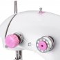 Mini Sewing Machine 2 Speeds Portable Electric Sewing Tools Kit with Light