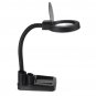5X 10X Magnifying LED Lamp Magnifier Light Large Glass Lens Desktop Stand Craft