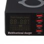 QC3.0 Wireless Muti-port USB Charger PD TYPE-C 8W Current Voltage Display Charging Station Travel Ch