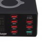 QC3.0 Wireless Muti-port USB Charger PD TYPE-C 8W Current Voltage Display Charging Station Travel Ch