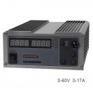 GOPHERT CPS-6017 0-60V 0-17A 220V 1000W High Power Digital Adjustable DC Power Supply