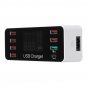 8 Multi-Port USB Adapter LCD Display Desktop Wall Charger Smart Quick Charging Station QC3.0