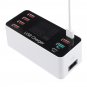 8 Multi-Port USB Adapter LCD Display Desktop Wall Charger Smart Quick Charging Station QC3.0