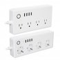 4 AC 4 USB Smart Switch Socket App Timing Remote Control Support Alexa Google Home IFTTT Voice Contr