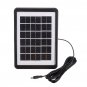 3W 6V Solar Panel Storage Generator LED Light USB Charger System Emergency Lamp