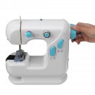 AC100-240V LED Mini Electric Sewing Machine Lightweight Sewing Tools Household Dual Speed switch Aut