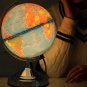 Illuminated Lamp Rotating World Earth Globe Ocean Desk Globe LED Night Light