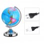 Illuminated Lamp Rotating World Earth Globe Ocean Desk Globe LED Night Light