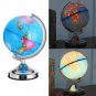 Illuminated Lamp Rotating World Earth Globe Ocean Desk Globe LED Night Light