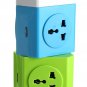 Alardor Four Tiers Rotating Socket Patch Panel USB Plug Board Surge Protection Power Strip