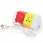 Alardor ALD-2W4KLU 250V Rotating Socket Intelligent Patch Panel USB Plug Board Power Strip