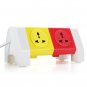 Alardor ALD-2W4KLU 250V Rotating Socket Intelligent Patch Panel USB Plug Board Power Strip