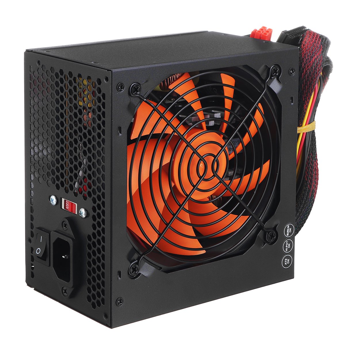 Gaming PC Desktop Computer 500W ATX 12V Power Supply 24 Pin PCI 120mm Fan