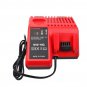 100-240V Replacement Battery Charger for Milwaukee 12V/14.4V/18V Li-ion Battery