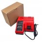 100-240V Replacement Battery Charger for Milwaukee 12V/14.4V/18V Li-ion Battery