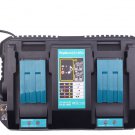 Smart Dual Pulse DC18RD 18-14V Battery Charger For Makita USB Charger Fast Rapid Dual Twin Port