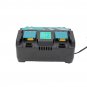 Fast Dual Battery Charger + USB Port Replacement For MAKITA DC18RD 14.4-18V 4A