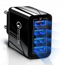 4 USB Ports Smart Quick Charger Compatible With All Smartphones & Tablet PC Camera MP3 MP4 Player PS