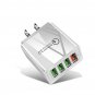 4 USB Ports Smart Quick Charger Compatible With All Smartphones & Tablet PC Camera MP3 MP4 Player PS