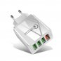 4 USB Ports Smart Quick Charger Compatible With All Smartphones & Tablet PC Camera MP3 MP4 Player PS