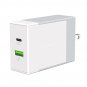 W2DT USB PD Wall Charger 100-240V US/UK/EU Plug USB Charger Plug
