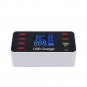 Portable 8-Port USB Adapter Phone MP3/4 Charging LCD Display QC3.0 Fast Charger