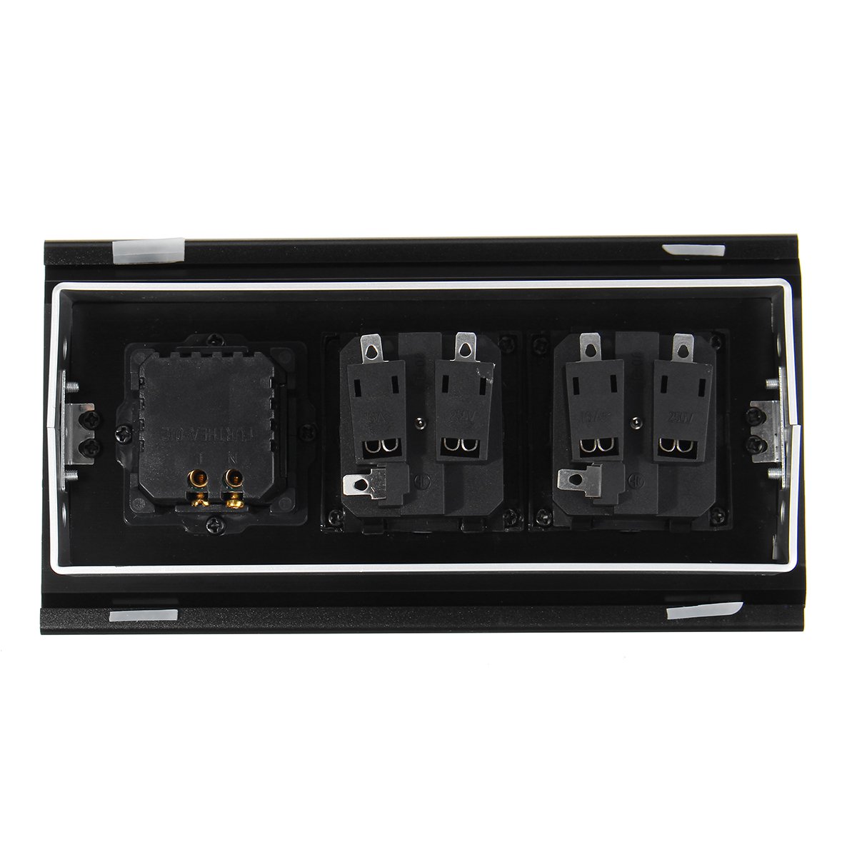 Hidden Socket Plate Slide Type Hidden Socket Single Side 2 Power Socket 2 USB Charging Power Strip S