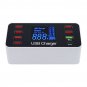 5V/8A Multiple USB Charger Adapter Desktop Charging Station Hub Type C Quick Charge 3.0 Multi Port L