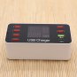 5V/8A Multiple USB Charger Adapter Desktop Charging Station Hub Type C Quick Charge 3.0 Multi Port L
