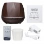 550ML 7 Colors LED Ultrasonic Air Humidifier Remote Control Aroma Essential Oil Diffuser